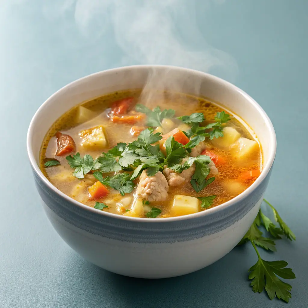 Klassische Hühnersuppe
